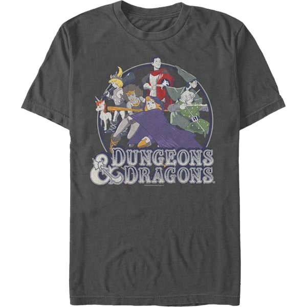 Animoitu Ryhmäkuva Dungeons & Dragons T-paita M
