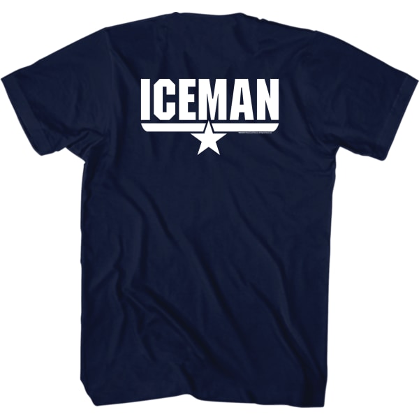 Top Gun Iceman Navn T-skjorte M