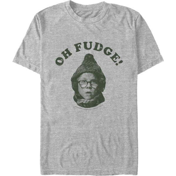 Retro Oh Fudge Julehistorie T-shirt M