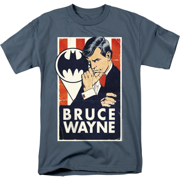 Bruce Wayne Presidentin Ehdokkaana Batman T-paita Uusi XXXL