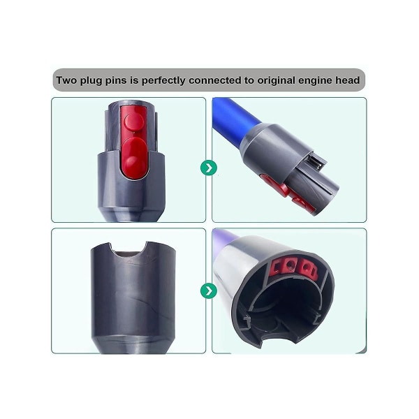 V11 V10 V8 V7 Støvsuger Quick Release Wand, Vakuumtilbehør Forlengelsesrør, c
