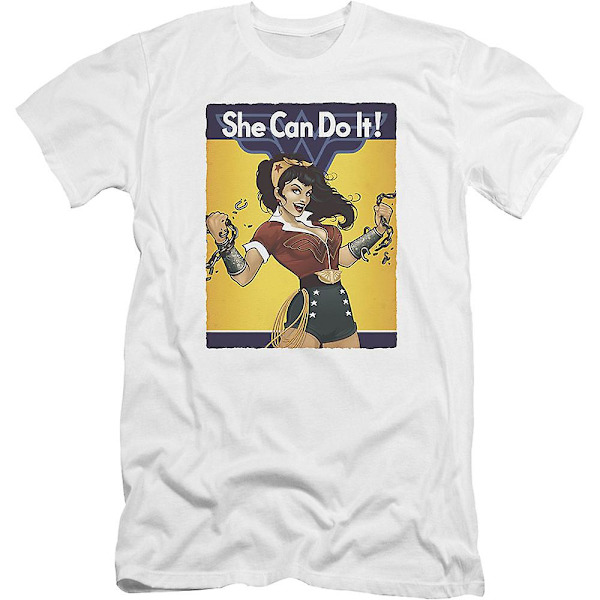 She Can Do It Wonder Woman -paita M