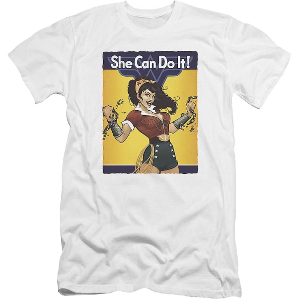 She Can Do It Wonder Woman -paita XXXL