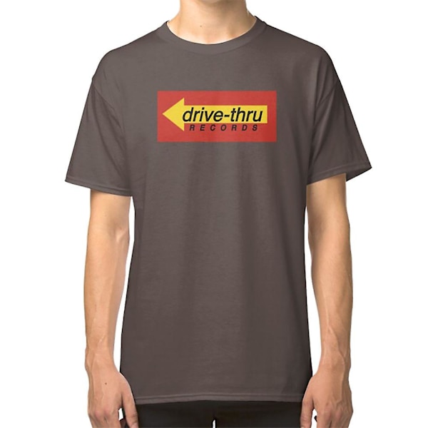 Drive-Thru Records Logo T-skjorte darkgrey XL