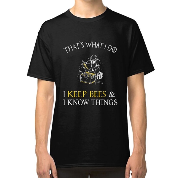 Det er hvad jeg gør, jeg holder bier Sjove biavlert-shirt T-shirt L