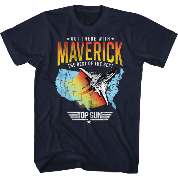 Out There With Maverick Top Gun T-shirt M