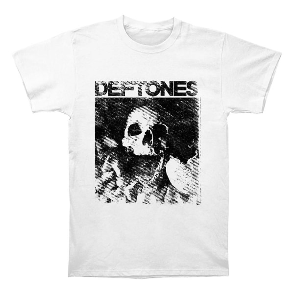 Deftones Skull White T-shirt L