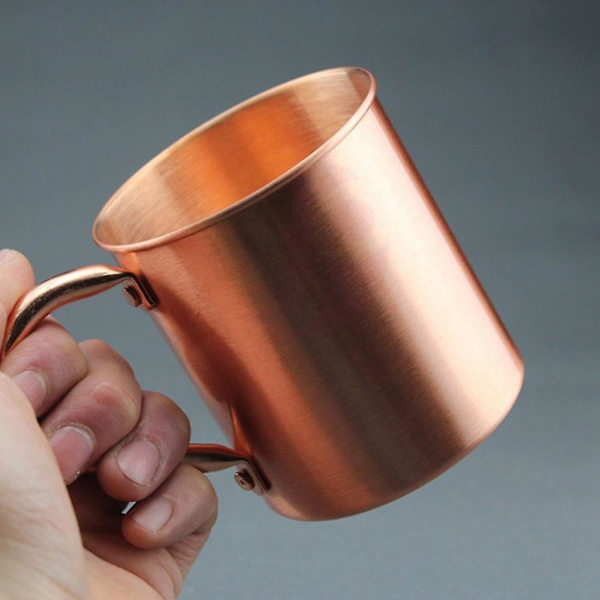 450ml Kobberkopp Vannkopp Moskva Mule Kopp Rett Kropp Krøllete Kopp Bar Cocktailglass Ølglass
