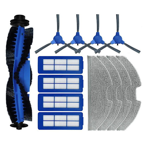 Til Robovac G10 G20 G30 Hybrid Hepa Filter Mop Klud Hovedsidebørste Støvsuger