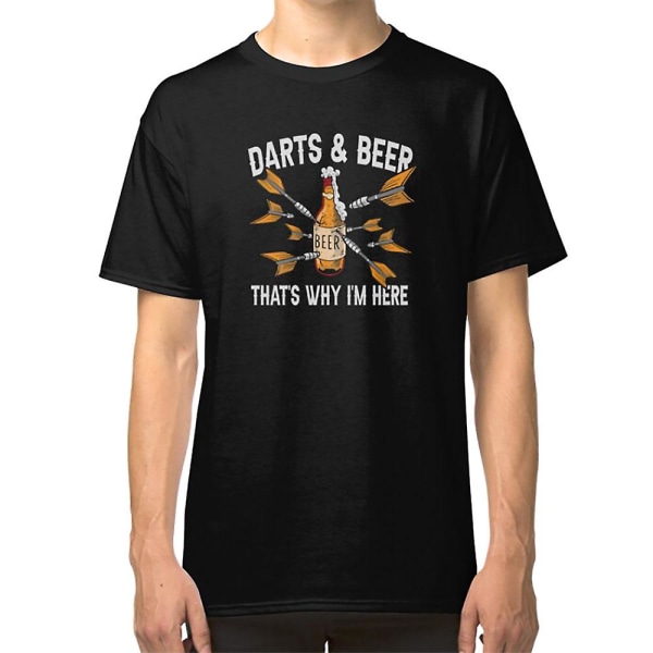 Dart- og ølskjennere Dart Dart-spiller Drikkegave T-skjorte XXL