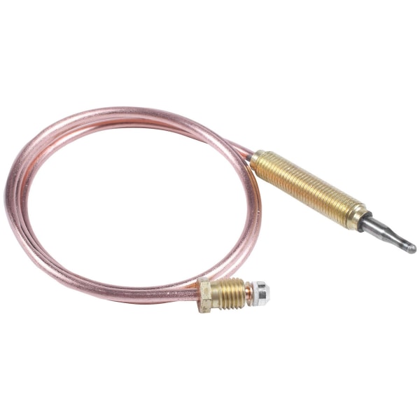2X M8x1 Hode og Mutter Gasspeis og Peis Universal Termoelement 600mm