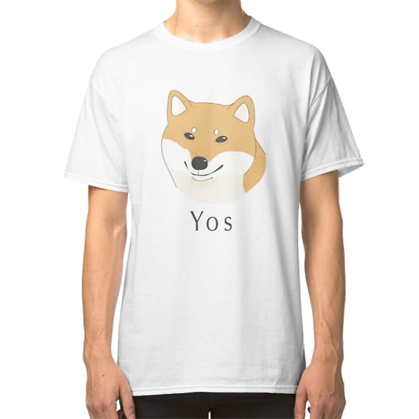 Yos Doggo Meme T-skjorte L