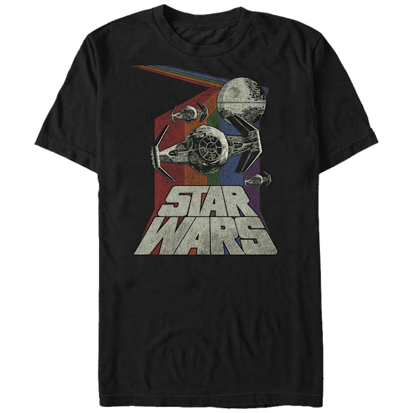 Retro TIE Fighter T-paita Tähtien sota -aiheisella kuviolla M