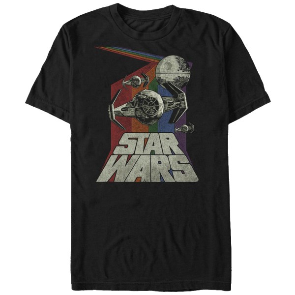 Retro TIE Fighter T-paita Tähtien sota -aiheisella kuviolla XXXL