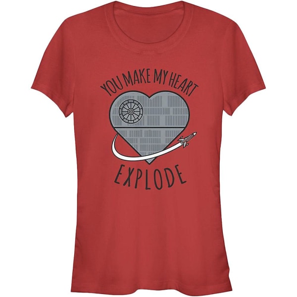 Junior You Make My Heart Explode Star Wars T-shirt S