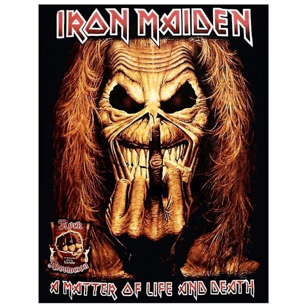 Vintage Rock Svart T-shirt Iron Maiden Revolution To Live XL