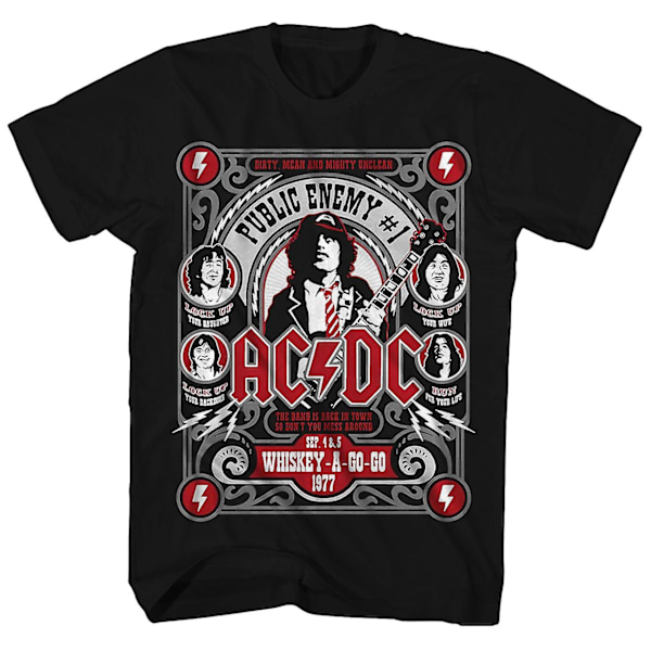 AC/DC T-skjorte Public Enemy #1 AC/DC T-skjorte M