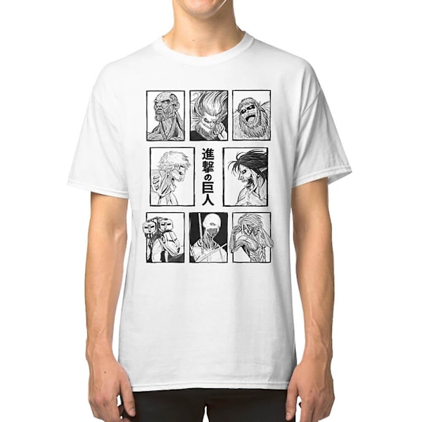 Shingeki no Kyojin .. Attack on Titan' Titans T-skjorte M