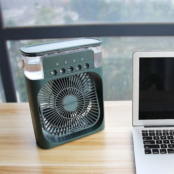 Luftkonditionering Luftkylare Vattenkylning Sprayfläkt USB Desktop Fuktfläkt Mini Luftkylning