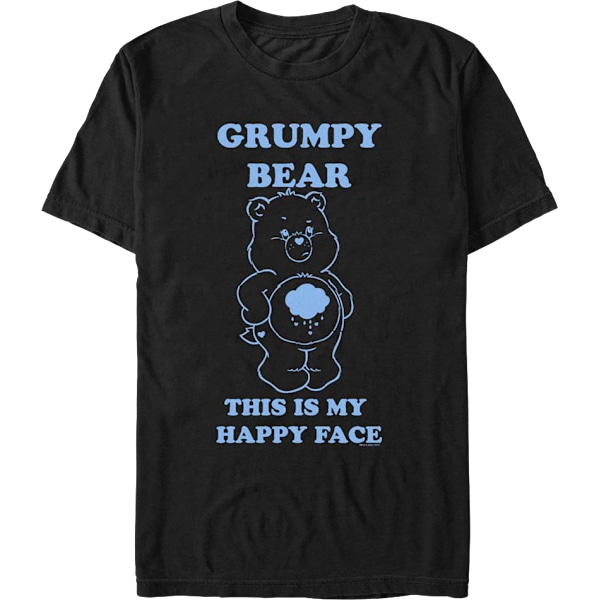 This Is My Happy Face Care Bears T-shirt XXXL