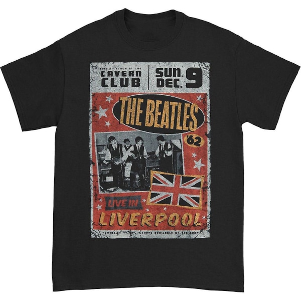 Beatles Live In Liverpool T-skjorte M