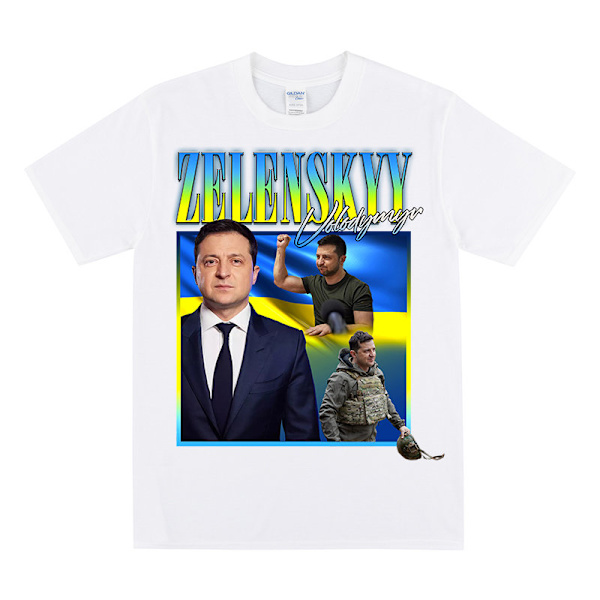 ZELENSKY Hyllning T-shirt White XXXL