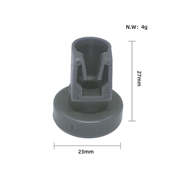 8 stk Oppvaskmaskin Kurv Hjul For Privat Oppvaskmaskin Rulle Nedre Kurv Hjul 23mm