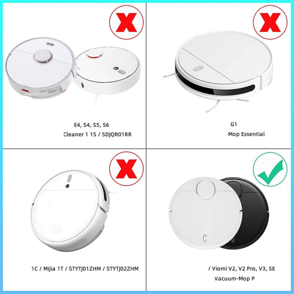 For Xiaomi Robot Vacuum Pro Stytj02ym / Styj02ym V2 V3 Se Conga 3490 3690 Støvsuger