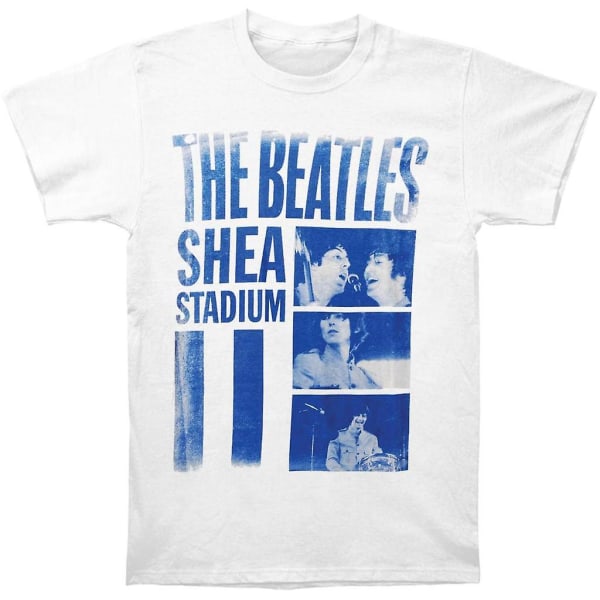 Beatles Shea Stadium Hvid T-shirt L