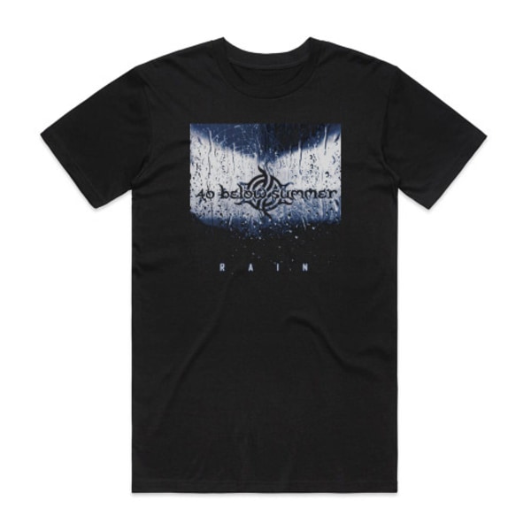 40 Below Summer Rain Album Cover T-Shirt Sort M