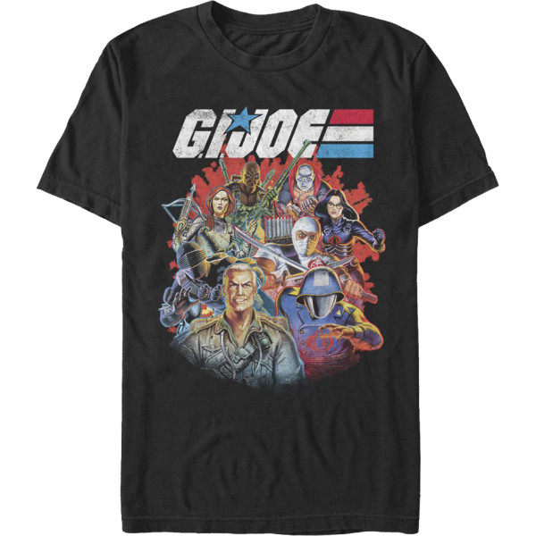 Karakter Collage GI Joe T-shirt L