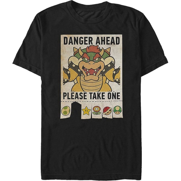 Danger Ahead Super Mario Bros. T-shirt XXXL