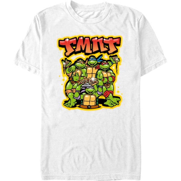 TMNT Airbrush Graffiti Teenage Mutant Ninja Turtles T-shirt L