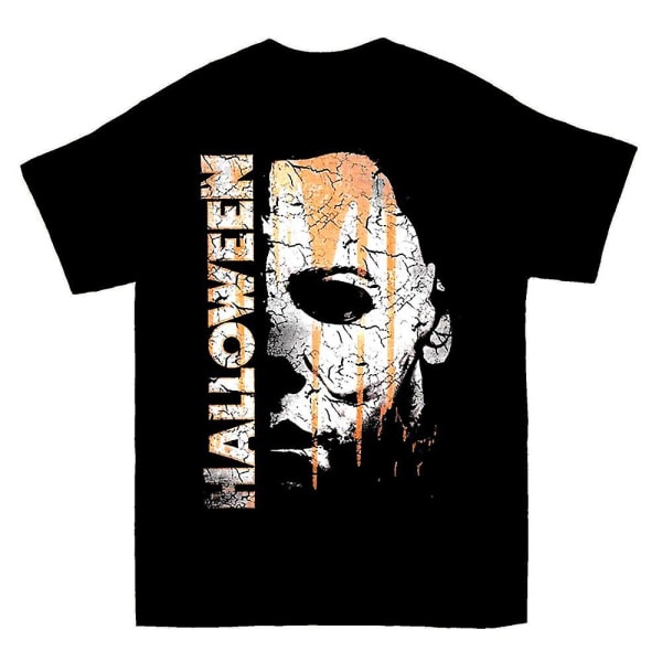 Michael Myers Mask And Drips Halloween T-shirt S