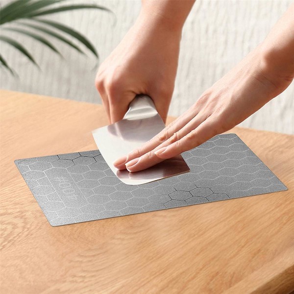 2 stk diamantslipestener, slipesten med bikakestruktur uten base diamantslipesten (4