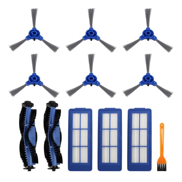 Set för Eufy Robovac 11s Max, robovac 30c Max, Robovac G10, Robovac G30, Edge - 13 delar Ersättningsdyna