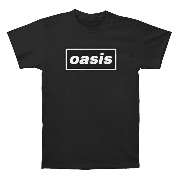 Oasis Decca Logo Svart T-shirt S