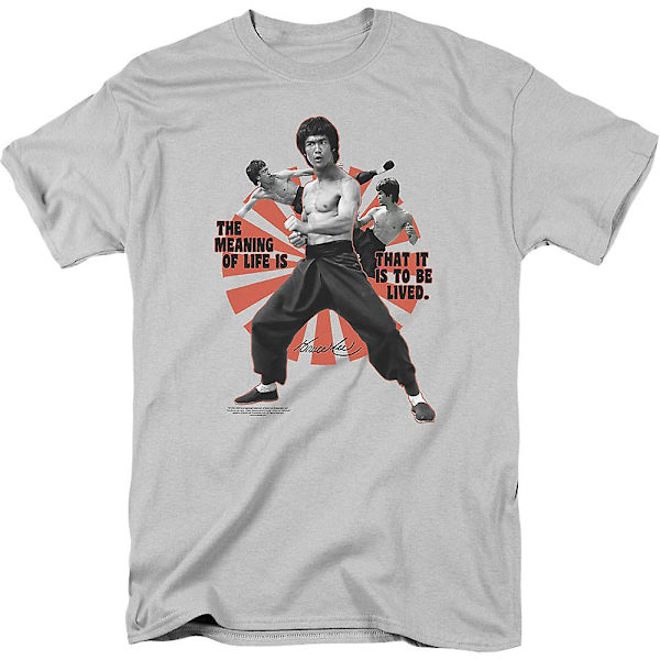 The Meaning Of Life Bruce Lee T-skjorte M