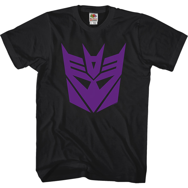 Musta Decepticon-logolla varustettu Transformers-T-paita M