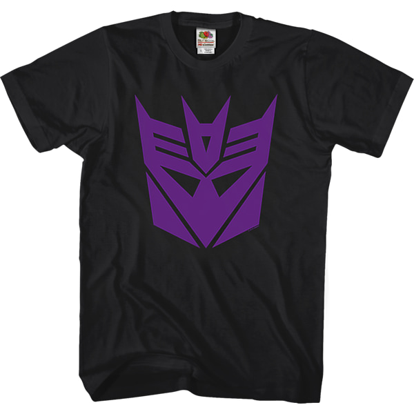 Musta Decepticon-logolla varustettu Transformers-T-paita XXL