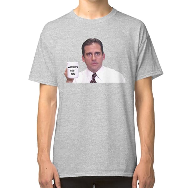 Världens Bästa Stora T-shirt grey XXXL