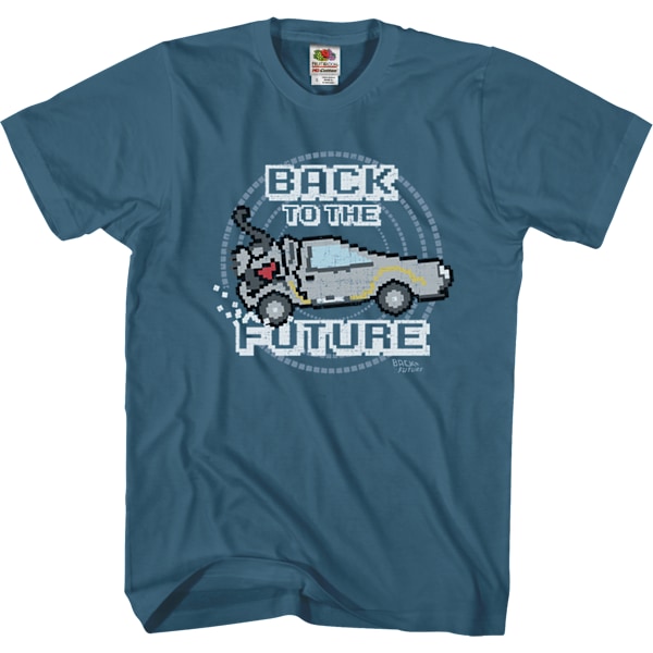 8-Bit DeLorean Tilbage Til Fremtiden T-shirt M