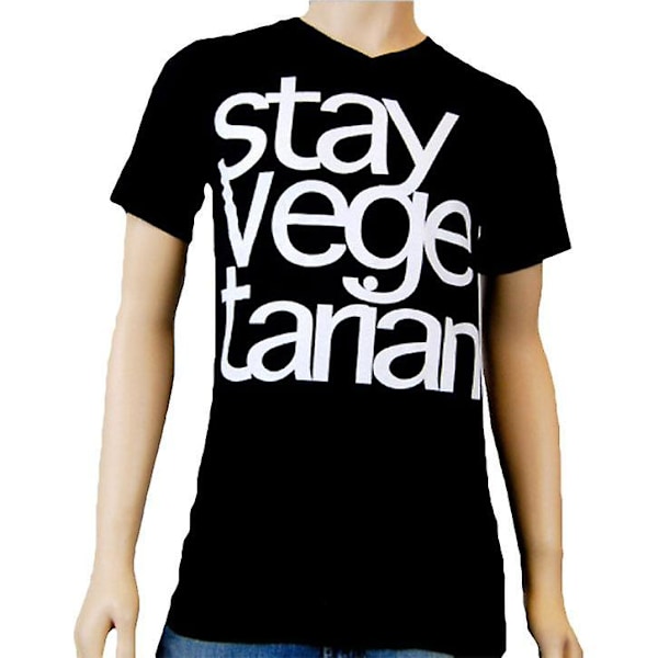 1981 Clothing Stay Vegetarian -paita XL
