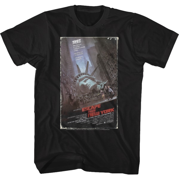 VHS Box Artwork Escape From New York T-shirt XXXL