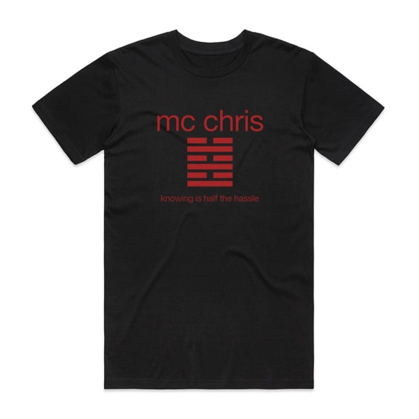 mc chris Knowing Is Half The Hassle Album Cover T-skjorte Svart M