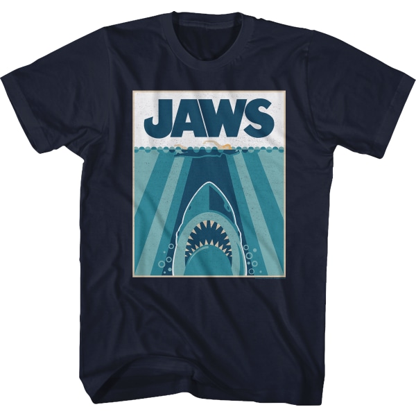 Grafisk Poster Jaws T-skjorte M