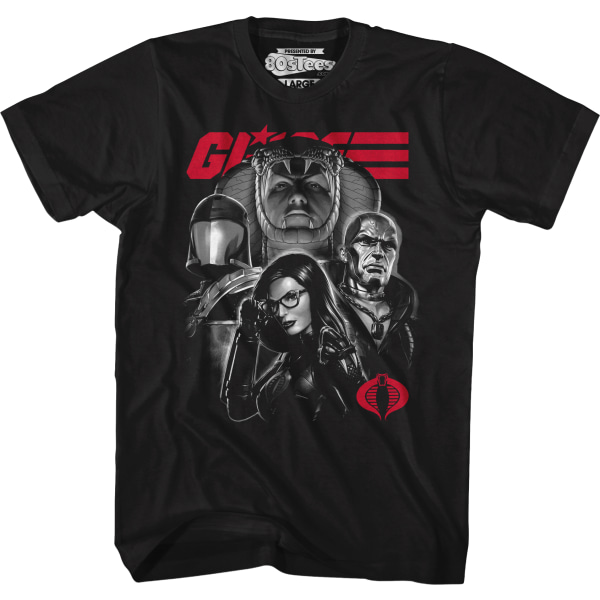 Cobra Villains Collage GI Joe T-Shirt L