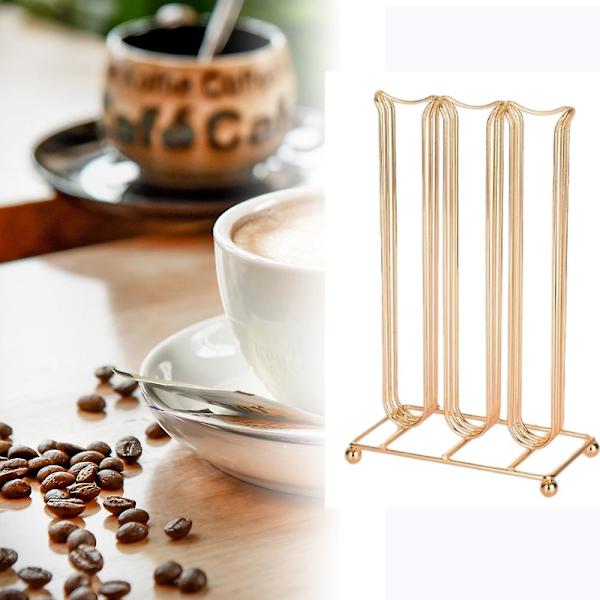 42 Kopper Nespresso Kaffeekapsler Svingbar Holder Kaffeholder - Sølv