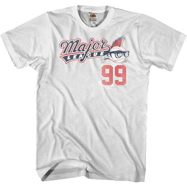 Wild Thing Ricky Vaughn 99 Major League T-paita M