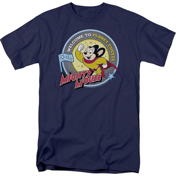 Planet Cheese Mighty Mouse T-shirt XL